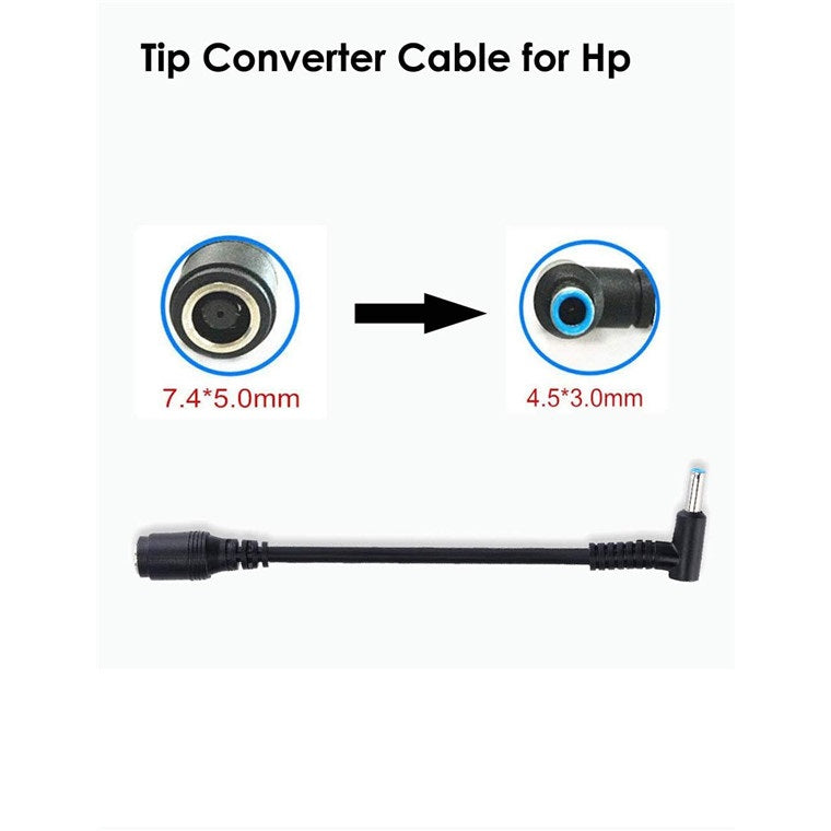 HP 7.4mm to 4.5mm Dongle